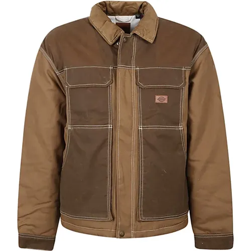 Lucas Waxed Pocket Front Jacket , male, Sizes: L - Dickies - Modalova