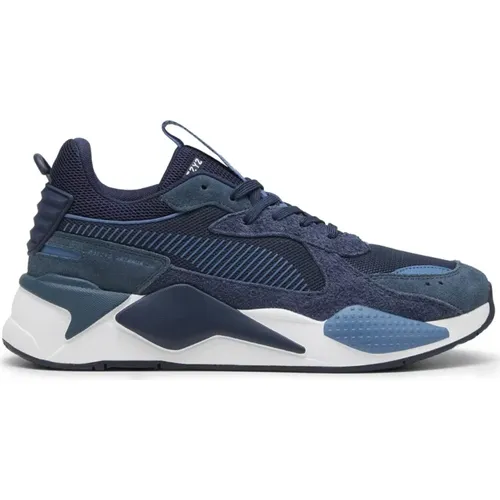 Blaue Heritage Freizeitsneakers , Herren, Größe: 43 EU - Puma - Modalova