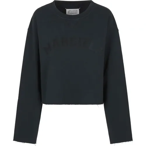 Stilvolle Sweatshirt Pullover , Damen, Größe: L - Maison Margiela - Modalova