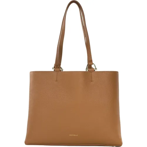 Hop On Medium Leather Bag , female, Sizes: ONE SIZE - Coccinelle - Modalova
