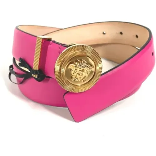 Pre-owned Leather belts , female, Sizes: ONE SIZE - Versace Pre-owned - Modalova