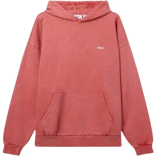 Pigment Kapuzenpullover , Herren, Größe: M - Obey - Modalova