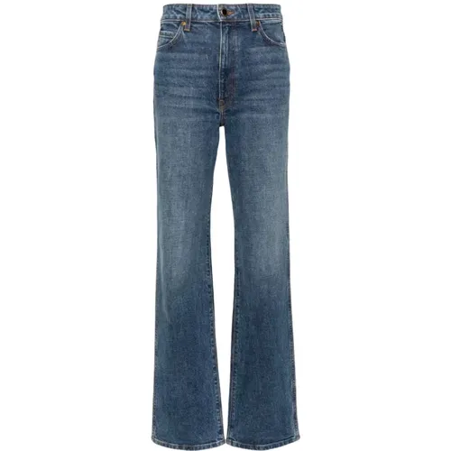 Klare Blaue High-Waist Jeans Khaite - Khaite - Modalova
