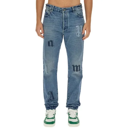 Classic Five-Pocket Jeans , male, Sizes: W32, W31 - Palm Angels - Modalova