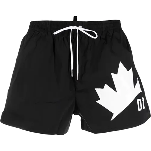 Iconic Logo Swim Shorts , male, Sizes: XL - Dsquared2 - Modalova