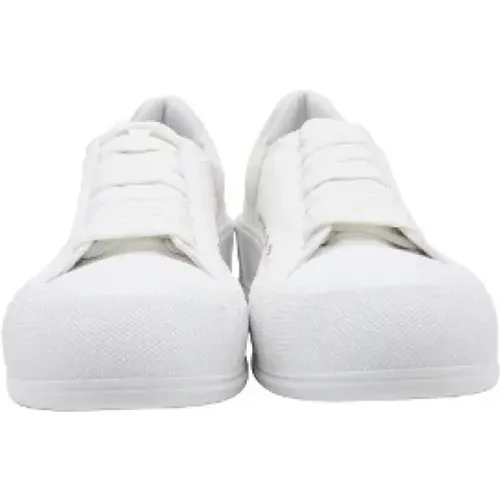 Pre-owned Cotton sneakers , male, Sizes: 9 UK - Alexander McQueen Pre-owned - Modalova