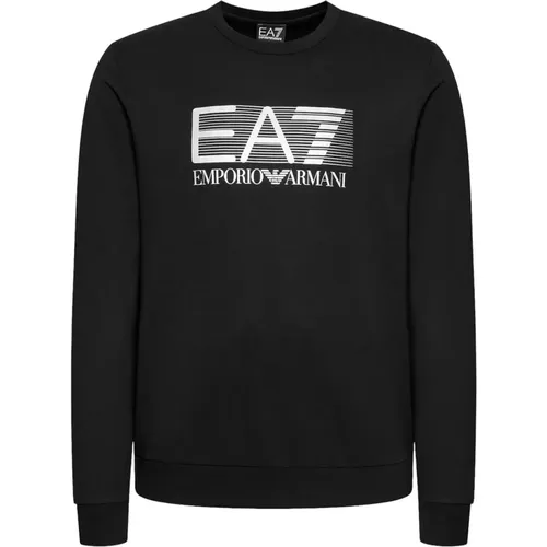 Front Logo Sweatshirt , male, Sizes: 2XL, 3XL - Emporio Armani EA7 - Modalova