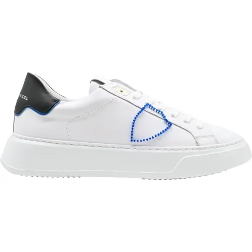 Temple Broderie Pop Sneakers , Herren, Größe: 42 EU - Philippe Model - Modalova