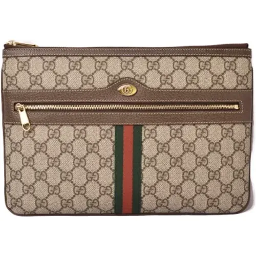 Pre-owned Canvas clutches , female, Sizes: ONE SIZE - Gucci Vintage - Modalova