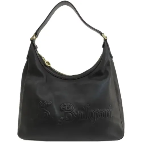 Pre-owned Leather shoulder-bags , female, Sizes: ONE SIZE - Bvlgari Vintage - Modalova