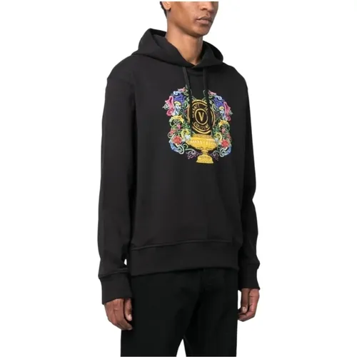 Hooded Sweatshirt , male, Sizes: M - Versace Jeans Couture - Modalova