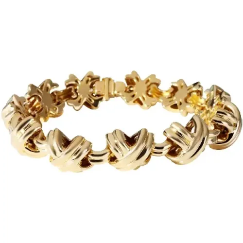 Pre-owned Yellow Gold bracelets , female, Sizes: ONE SIZE - Tiffany & Co. Pre-owned - Modalova