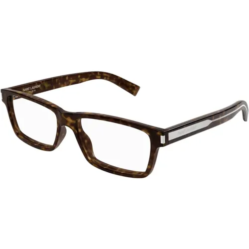Classic Large Eyeglass Frames , male, Sizes: 56 MM - Saint Laurent - Modalova