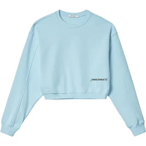 Stylischer Cropped Sweatshirt - Hinnominate - Modalova