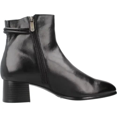 Elegante Stiefeletten mit Absatz , Damen, Größe: 38 EU - Regarde le Ciel - Modalova