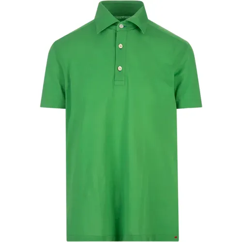 Cotton Piqué Polo Shirt , male, Sizes: L, XL, M, 5XL - Kiton - Modalova