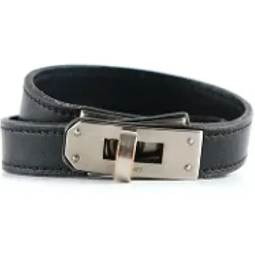 Pre-owned Leather bracelets , female, Sizes: ONE SIZE - Hermès Vintage - Modalova