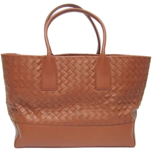 Pre-owned Leather totes , female, Sizes: ONE SIZE - Bottega Veneta Vintage - Modalova