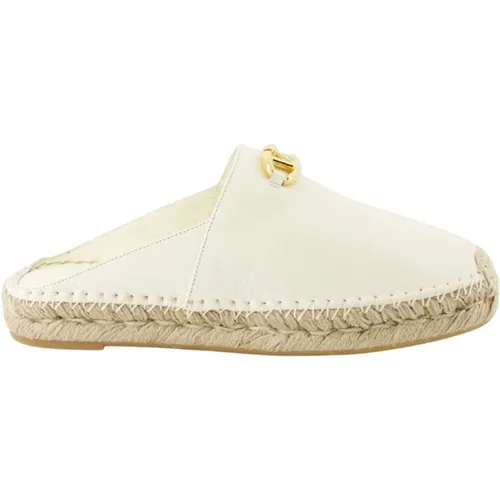 Slip-On VLogo Leather Espadrilles , female, Sizes: 7 UK - Valentino Garavani - Modalova