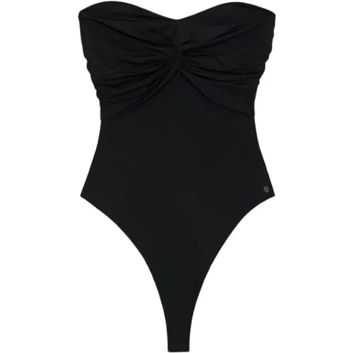 Ravine Jersey Body mit Knoten Design , Damen, Größe: S - Anine Bing - Modalova