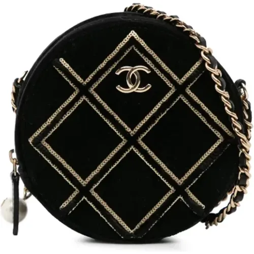 Pre-owned Velvet shoulder-bags , female, Sizes: ONE SIZE - Chanel Vintage - Modalova