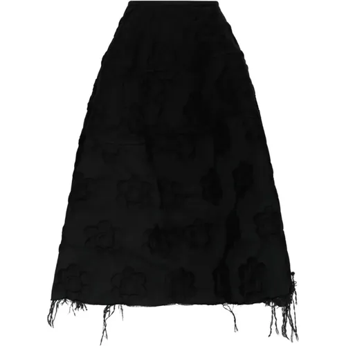 Floral Jacquard Midi Skirt , female, Sizes: 2XS, XS - Max Mara - Modalova