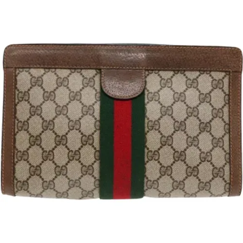 Pre-owned Leder clutches - Gucci Vintage - Modalova