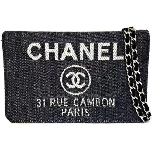 Pre-owned Canvas wallets , female, Sizes: ONE SIZE - Chanel Vintage - Modalova