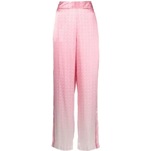 Morning City View Silk Trousers , female, Sizes: 2XS - Casablanca - Modalova