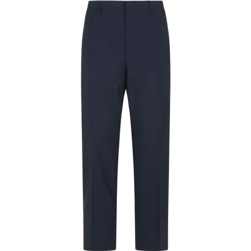 Straight Fit Trousers , male, Sizes: W42 - Ami Paris - Modalova