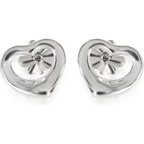 Pre-owned Silver earrings , female, Sizes: ONE SIZE - Tiffany & Co. Pre-owned - Modalova