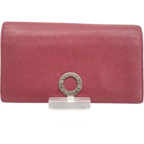 Pre-owned Leather wallets , female, Sizes: ONE SIZE - Bvlgari Vintage - Modalova