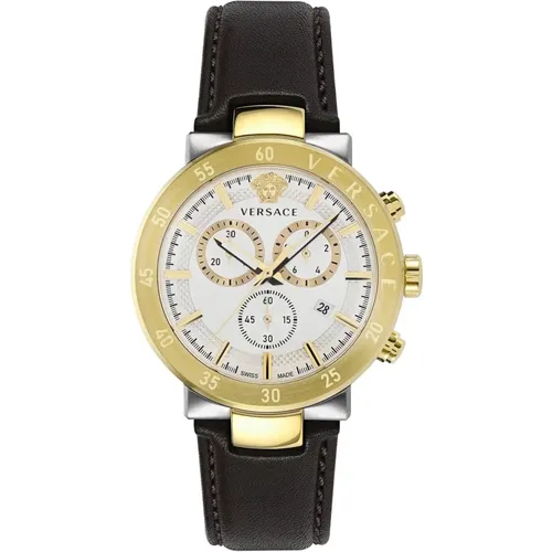 Chronograph Urban Mystique Lederuhr - Versace - Modalova