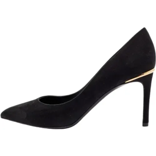 Pre-owned Suede heels , female, Sizes: 3 1/2 UK - Louis Vuitton Vintage - Modalova