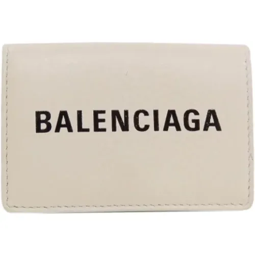 Pre-owned Leather wallets , female, Sizes: ONE SIZE - Balenciaga Vintage - Modalova