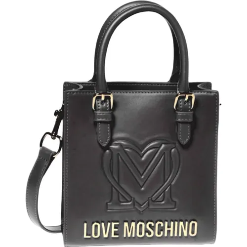 Schwarze synthetische Damen Umhängetasche - Moschino - Modalova