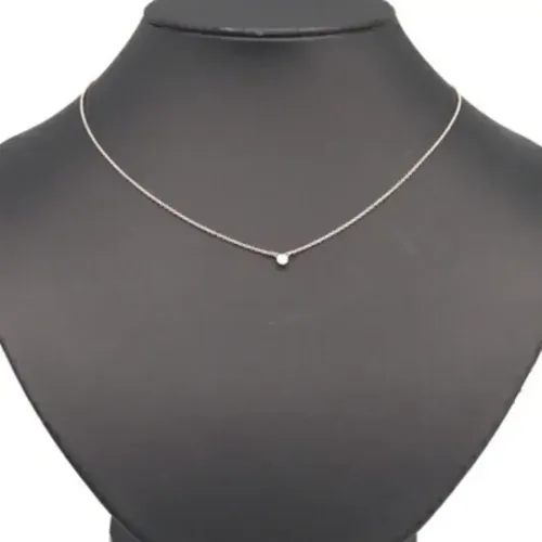 Pre-owned Silver necklaces , female, Sizes: ONE SIZE - Tiffany & Co. Pre-owned - Modalova