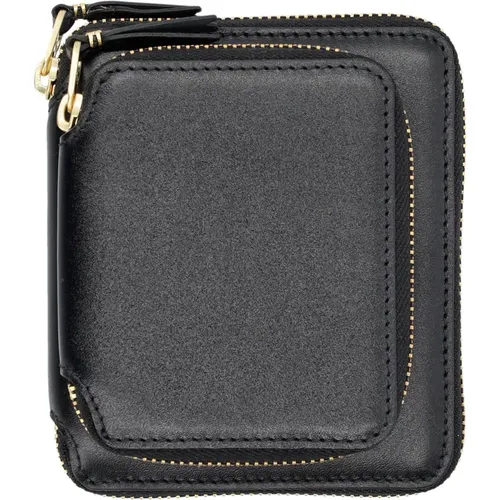 Vertical Zip Around Wallet with Outside Pocket , female, Sizes: ONE SIZE - Comme des Garçons - Modalova