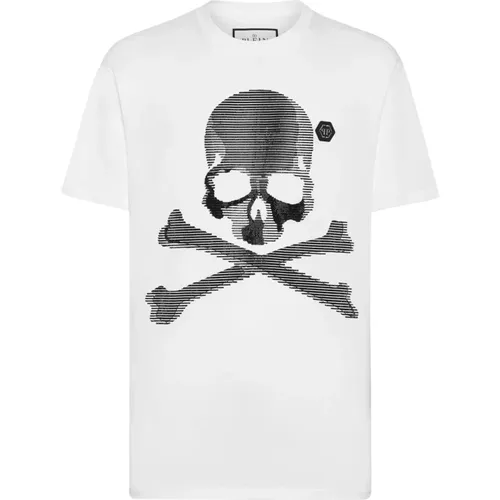 Weiße T-Shirts & Polos für Männer , Herren, Größe: XS - Philipp Plein - Modalova