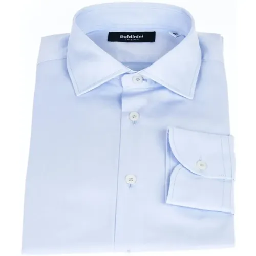 Slim Fit Shirt with Italian Collar , male, Sizes: 2XL, 4XL, 3XL - Baldinini - Modalova