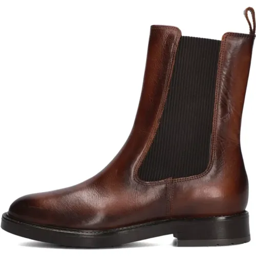 Cognac Chelsea Boots für Frauen , Damen, Größe: 39 EU - Notre-v - Modalova