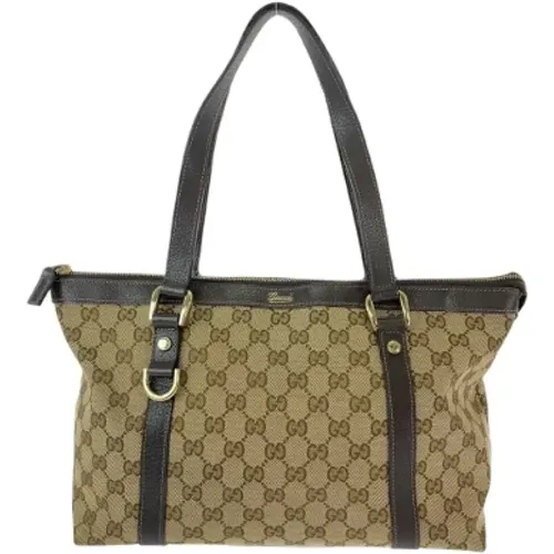 Pre-owned Canvas totes , female, Sizes: ONE SIZE - Gucci Vintage - Modalova