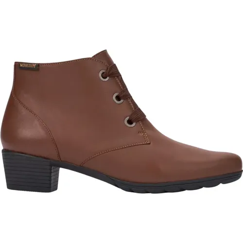 Haselnussbrauner Damen Stiefelette , Damen, Größe: 35 1/2 EU - mephisto - Modalova