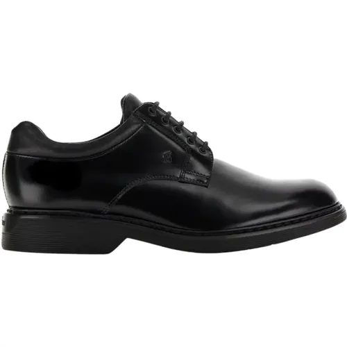 Leather Lace-up Shoes , male, Sizes: 9 UK, 6 UK, 8 UK, 8 1/2 UK, 7 1/2 UK, 7 UK - Hogan - Modalova