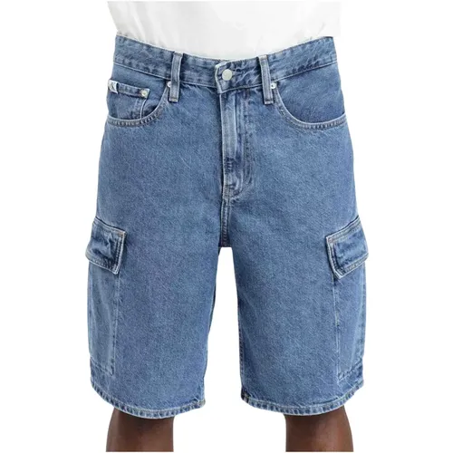 Denim Shorts , Herren, Größe: W29 - Calvin Klein Jeans - Modalova