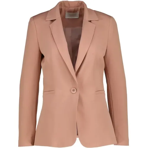 Oudroze Chic Blazer , Damen, Größe: M - Amélie & Amélie - Modalova