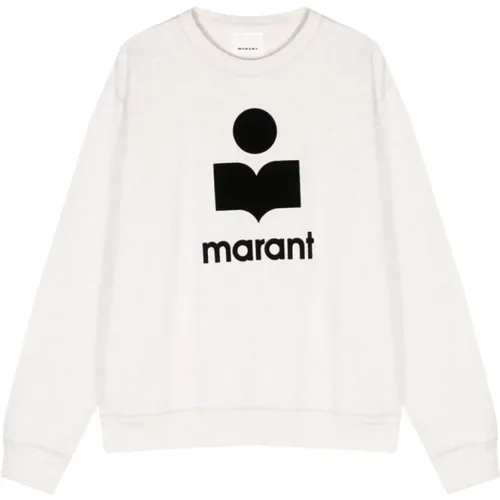 Sweater with Black Logo , male, Sizes: L, M, S - Isabel marant - Modalova