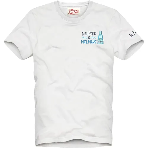 Weiße T-Shirts und Polos , Herren, Größe: M - MC2 Saint Barth - Modalova