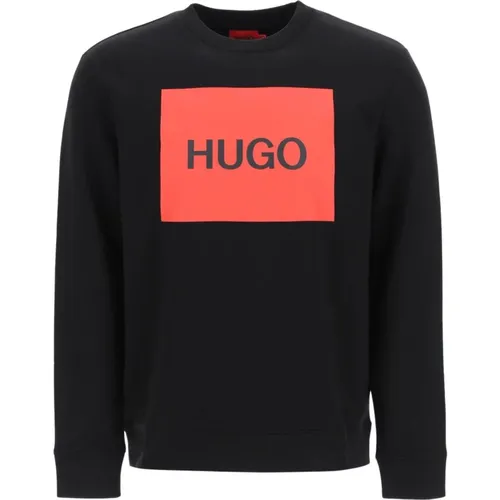 Roter Logo Box Crewneck Sweatshirt - Hugo Boss - Modalova
