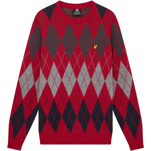 Rundhals-Strickwege , Herren, Größe: S - Lyle & Scott - Modalova